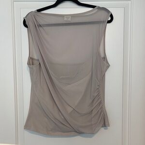 Abercrombie & Fitch Women's Draped Tank in Taupe